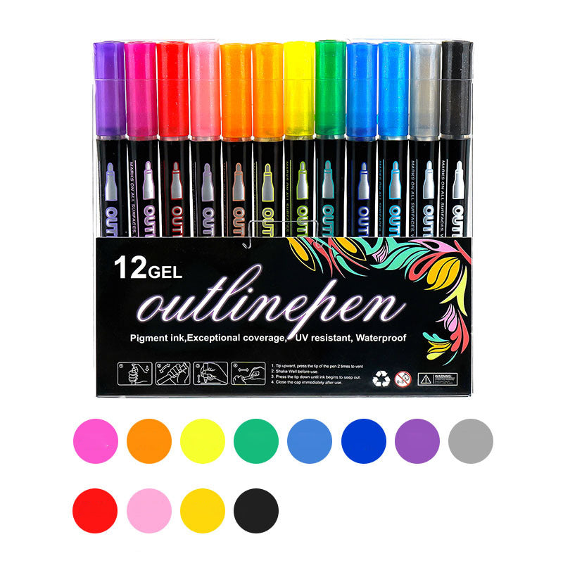 🎅Julegaveidé 50%RABATT -🎁Fargelegging Lightstick Graffiti Highlighter Penner