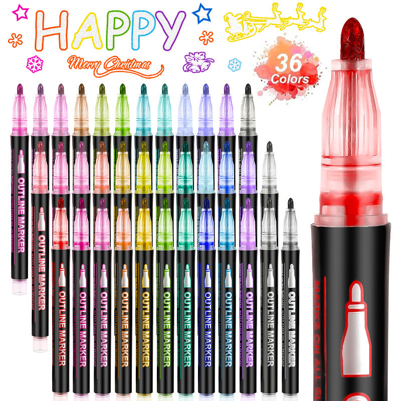 🎅Julegaveidé 50%RABATT -🎁Fargelegging Lightstick Graffiti Highlighter Penner