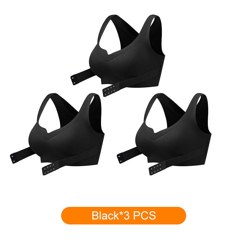 💕Sømløs Push Up-BH med frontlukking for kvinner🎁