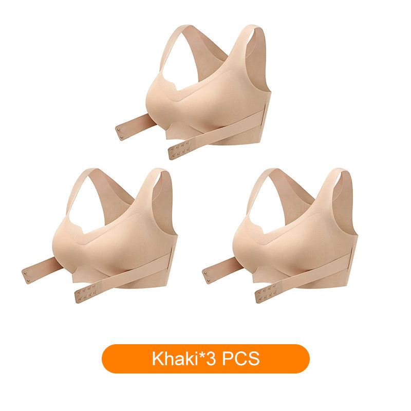 💕Sømløs Push Up-BH med frontlukking for kvinner🎁