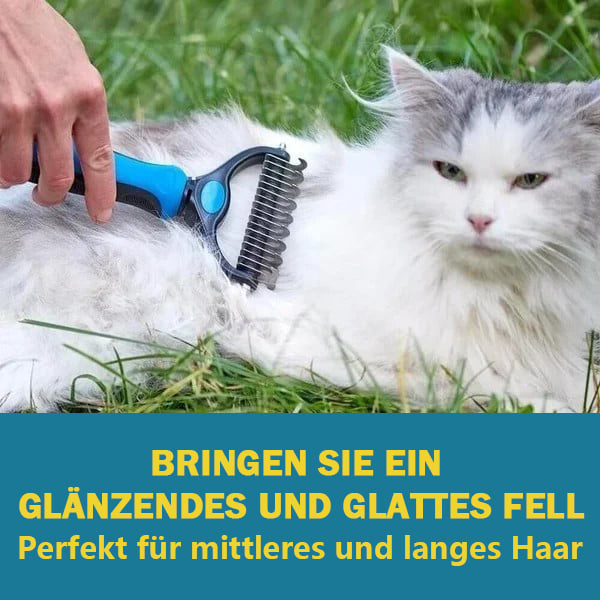 Underpelsbørste for katter og hunder