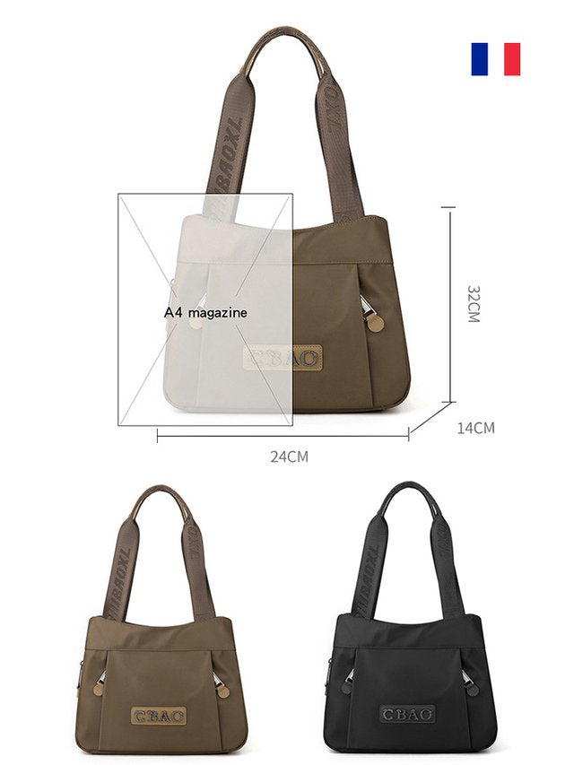đ„ Crossbody-veske i nylon med stor kapasitet