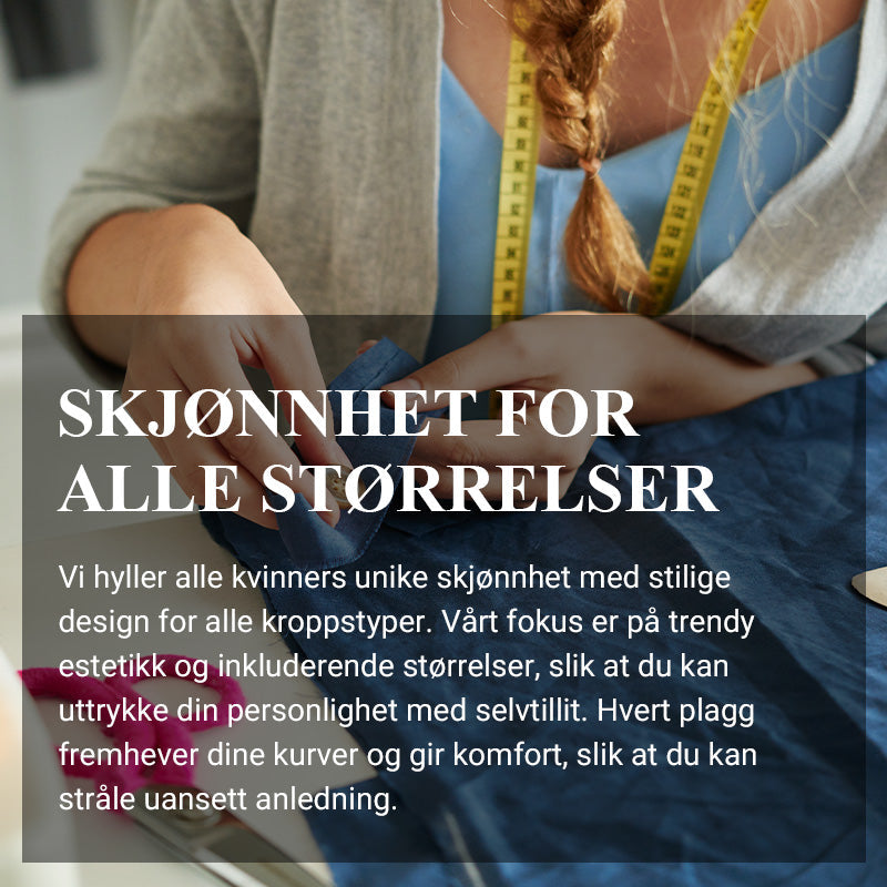 đLĂžs V-hals bomullslin kjole for kvinner