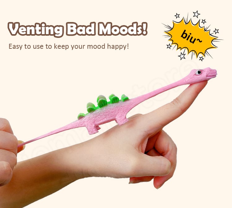 (2024 Hot Sale 49% avslag🔥) 🎁Slangbella Dinosaur Finger Leker