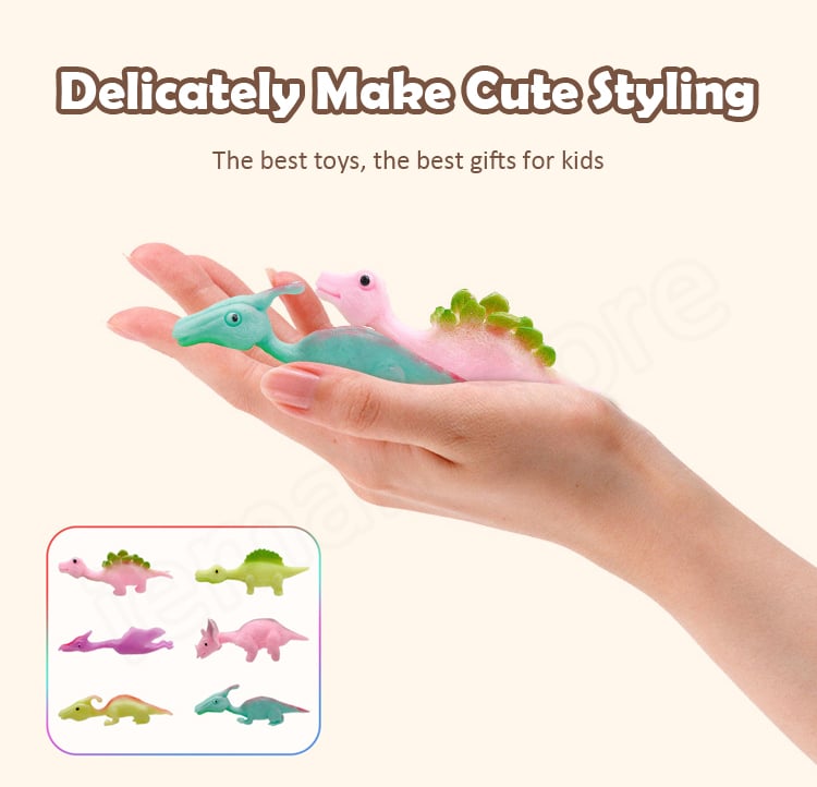 (2024 Hot Sale 49% avslag🔥) 🎁Slangbella Dinosaur Finger Leker