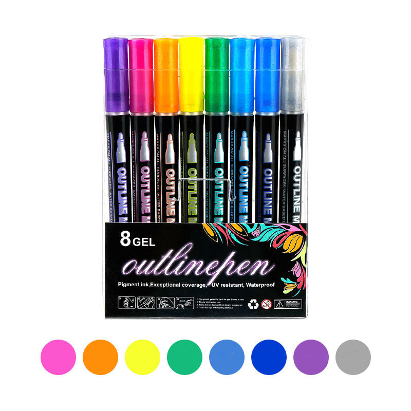🎅Julegaveidé 50%RABATT -🎁Fargelegging Lightstick Graffiti Highlighter Penner