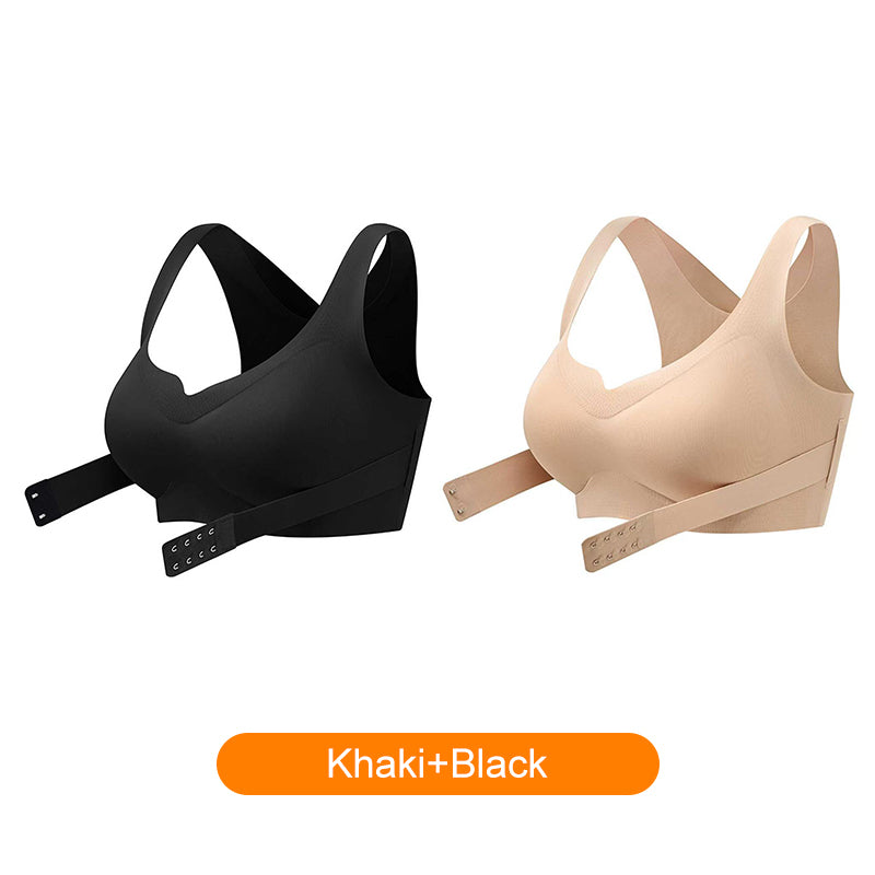 💕Sømløs Push Up-BH med frontlukking for kvinner🎁