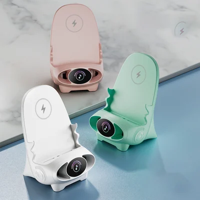 đ„PĂ„ salg 50%đ„Mini Chair trĂ„dlĂžs hurtiglader multifunksjonell telefonholder