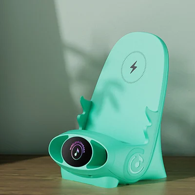 đ„PĂ„ salg 50%đ„Mini Chair trĂ„dlĂžs hurtiglader multifunksjonell telefonholder