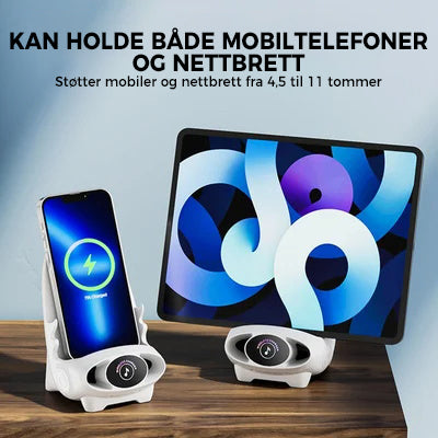 đ„PĂ„ salg 50%đ„Mini Chair trĂ„dlĂžs hurtiglader multifunksjonell telefonholder