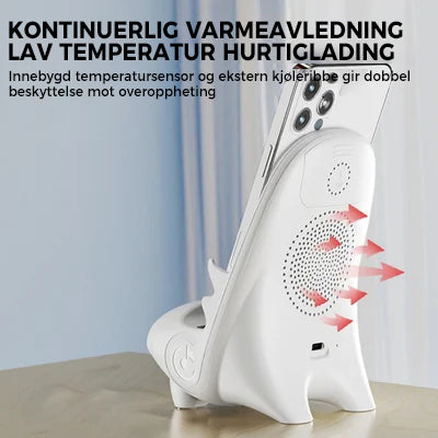 đ„PĂ„ salg 50%đ„Mini Chair trĂ„dlĂžs hurtiglader multifunksjonell telefonholder