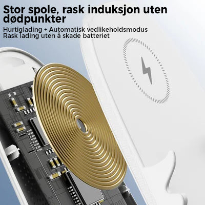 đ„PĂ„ salg 50%đ„Mini Chair trĂ„dlĂžs hurtiglader multifunksjonell telefonholder