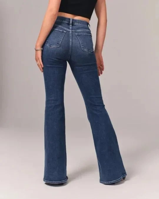 💥Varmt salg 49% rabatt🔥Jeans med ultrahøyt snitt og stretch