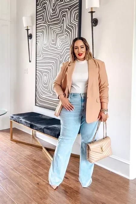 💥Varmt salg 49% rabatt🔥Jeans med ultrahøyt snitt og stretch