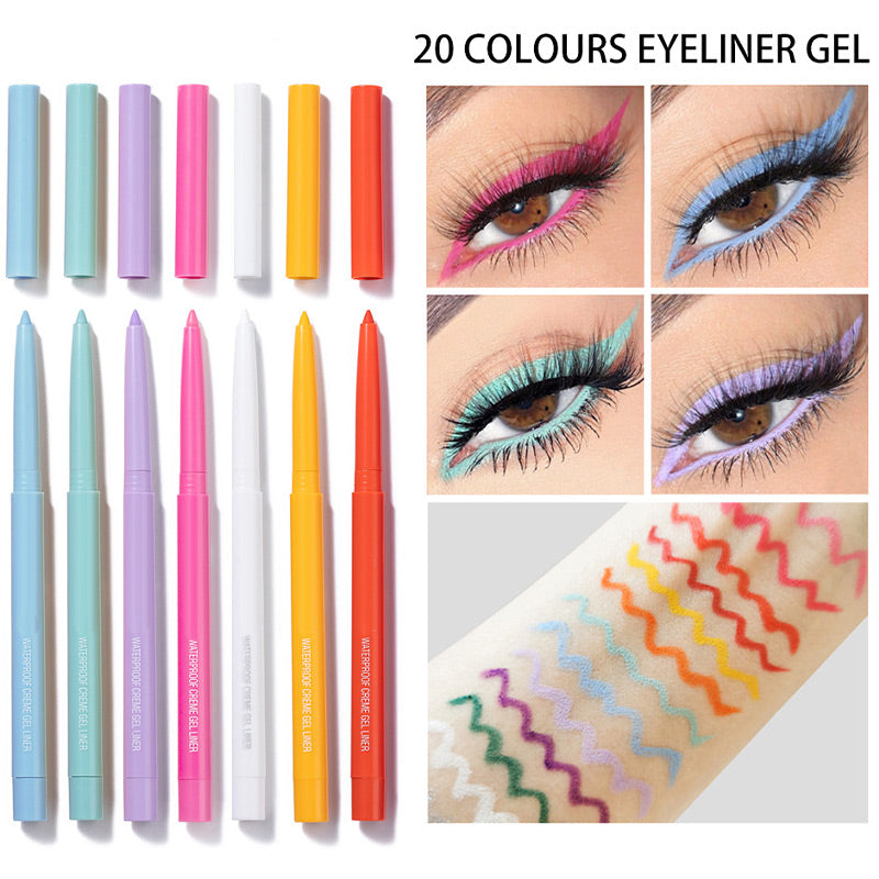 🥰 VARMT SALG 49% RABATT 🥰 Flerfarget vanntett eyelinerblyant med lang holdbarhet