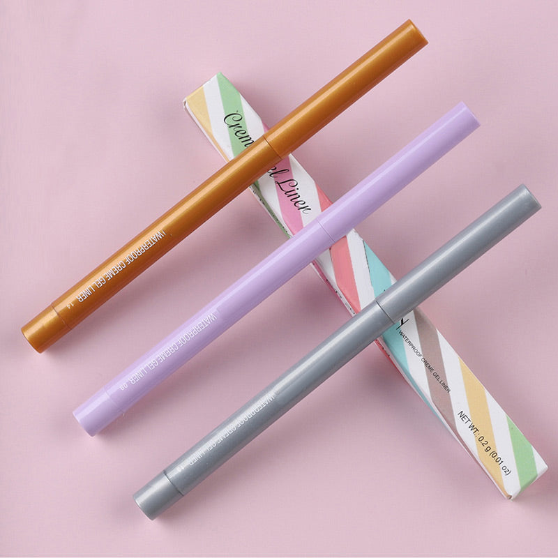 🥰 VARMT SALG 49% RABATT 🥰 Flerfarget vanntett eyelinerblyant med lang holdbarhet