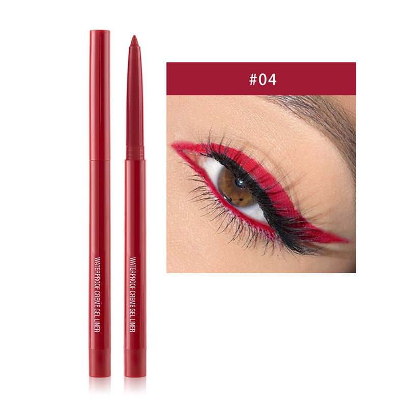 🥰 VARMT SALG 49% RABATT 🥰 Flerfarget vanntett eyelinerblyant med lang holdbarhet