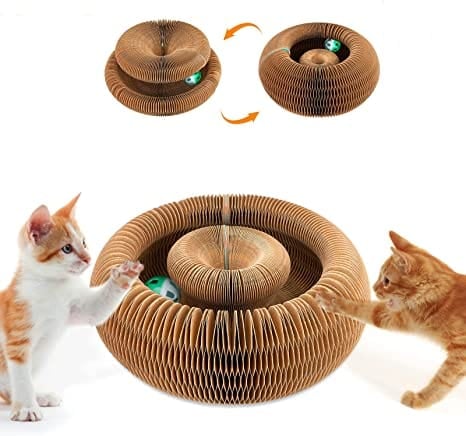 Magisk Orgel Klorebrett for Katt med Lekeklokkeball