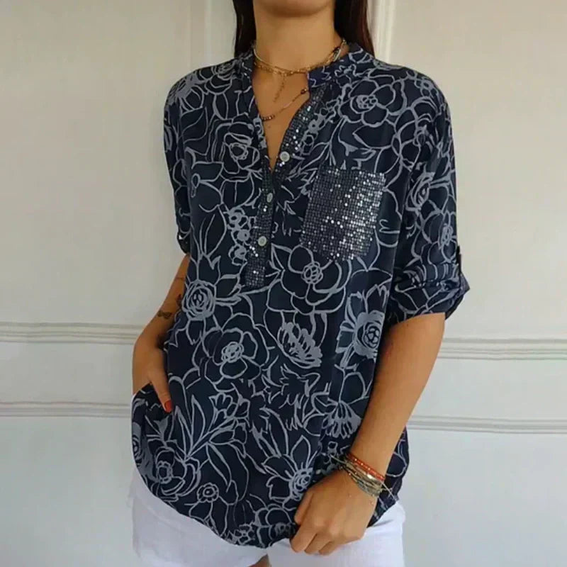 🔥HOT SALE 50% OFF🔥🌸2025 nye trykte dameskjorter