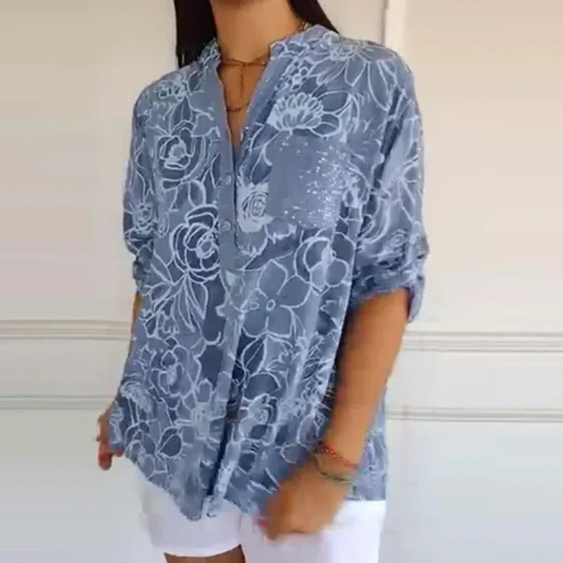 🔥HOT SALE 50% OFF🔥🌸2025 nye trykte dameskjorter