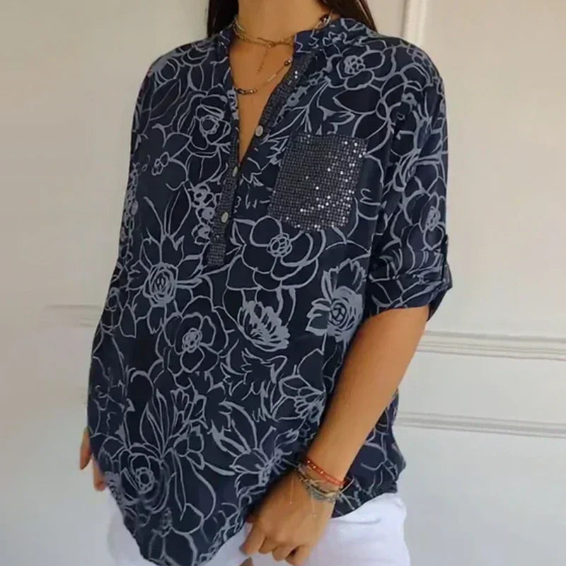 🔥HOT SALE 50% OFF🔥🌸2025 nye trykte dameskjorter