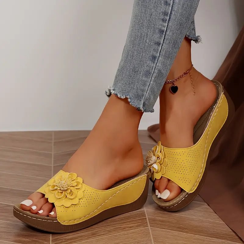 🔥2025 Ny 50% rabatt Hot Sale🔥Komfortable sandaler med blomster til kvinner