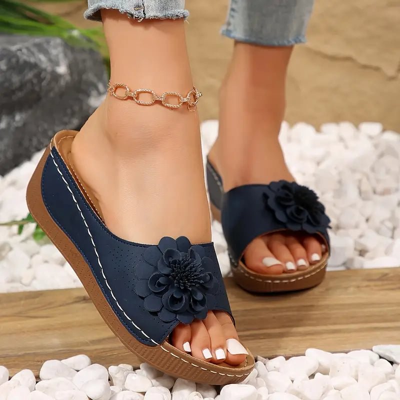 🔥2025 Ny 50% rabatt Hot Sale🔥Komfortable sandaler med blomster til kvinner