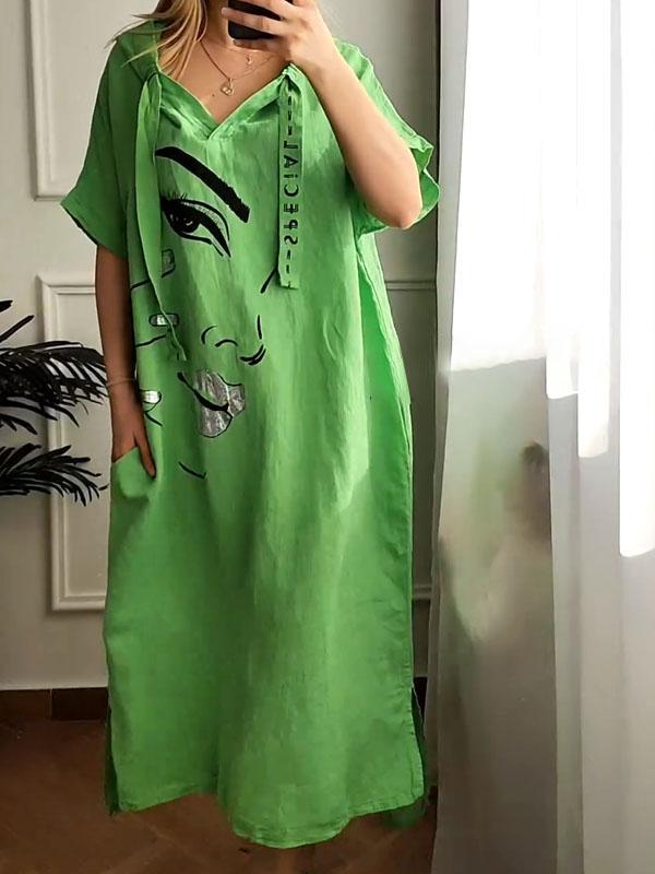 💃50% Ermäßigung💥Ein Kleid mit Print für Frühling und Sommer