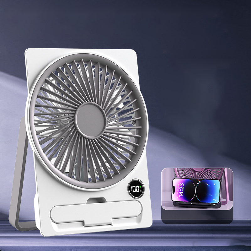🔥VARM SALG🔥Ultra slank kort USB oppladbar mini vifte