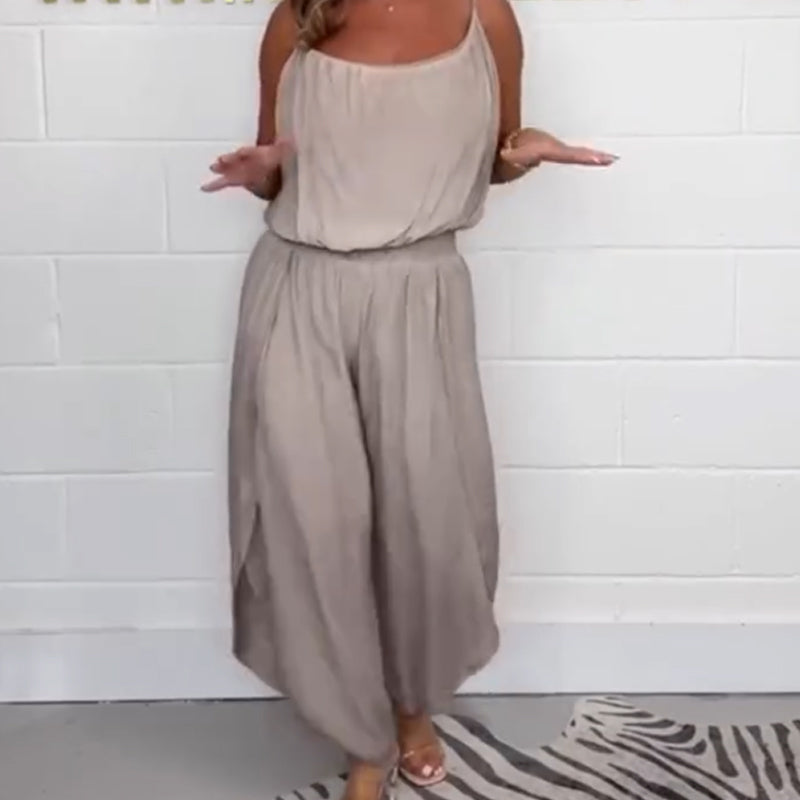 ❤️Avslappet, løs camisole-jumpsuit for kvinner