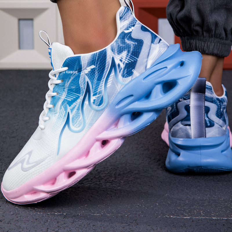 Trendy og uformell joggesko i mesh