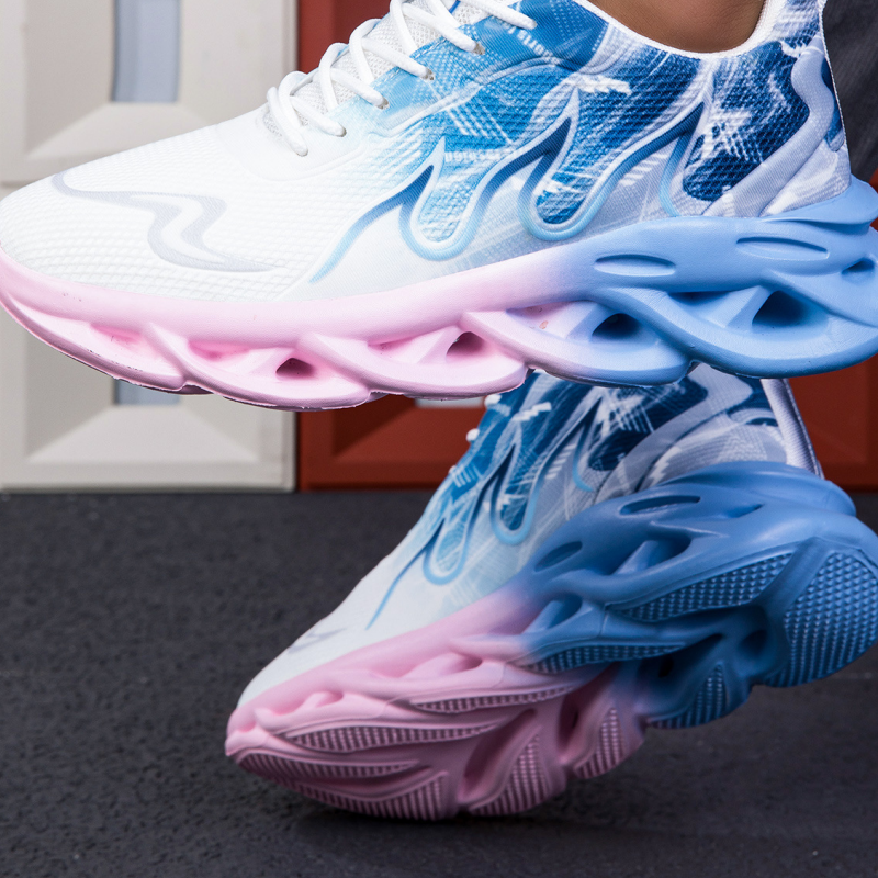 Trendy og uformell joggesko i mesh