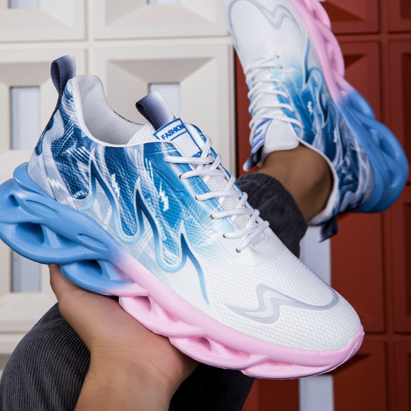 Trendy og uformell joggesko i mesh