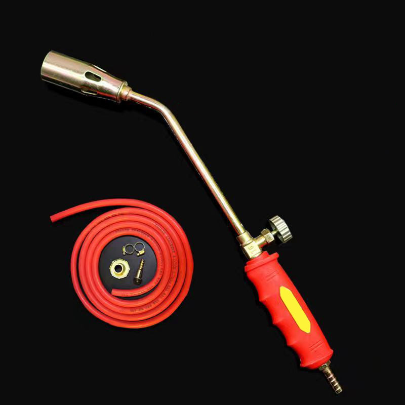 Gassbrenner-sett med justerbar flamme for flytende gass