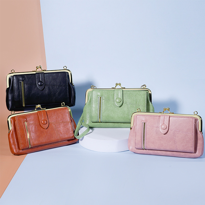 Crossbody-telefonveske med kortorganiserer