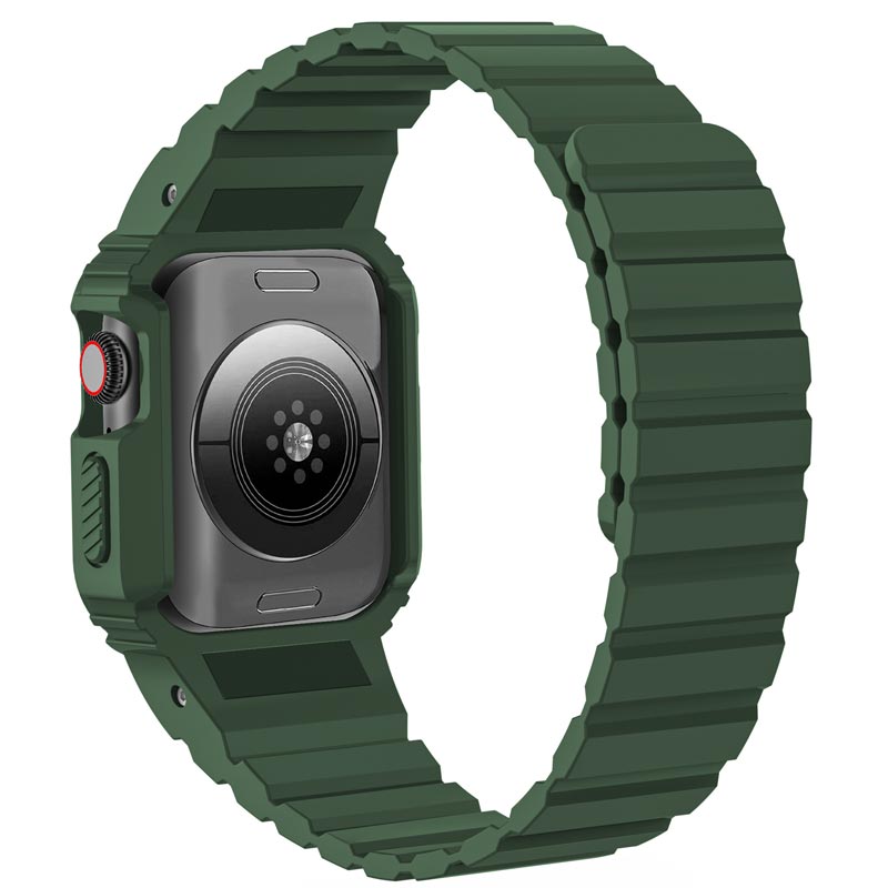 Silikonarmbånd med magnetisk lukking til Apple Watch
