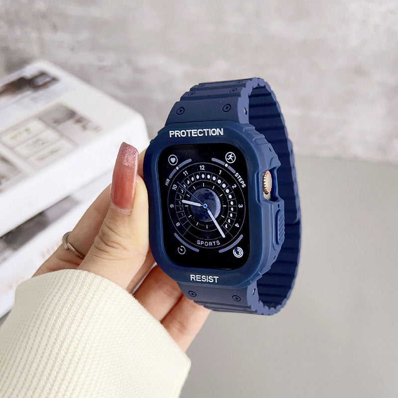 Silikonarmbånd med magnetisk lukking til Apple Watch