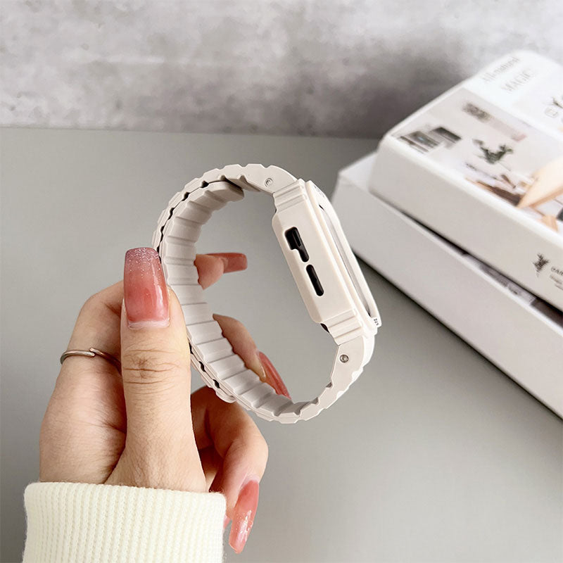 Silikonarmbånd med magnetisk lukking til Apple Watch