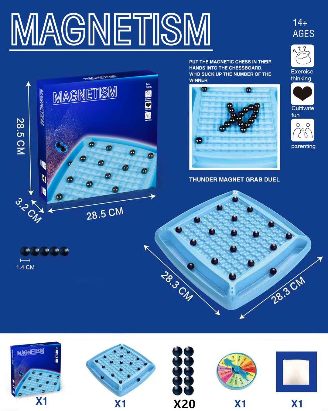Magnetisk sjakkspill