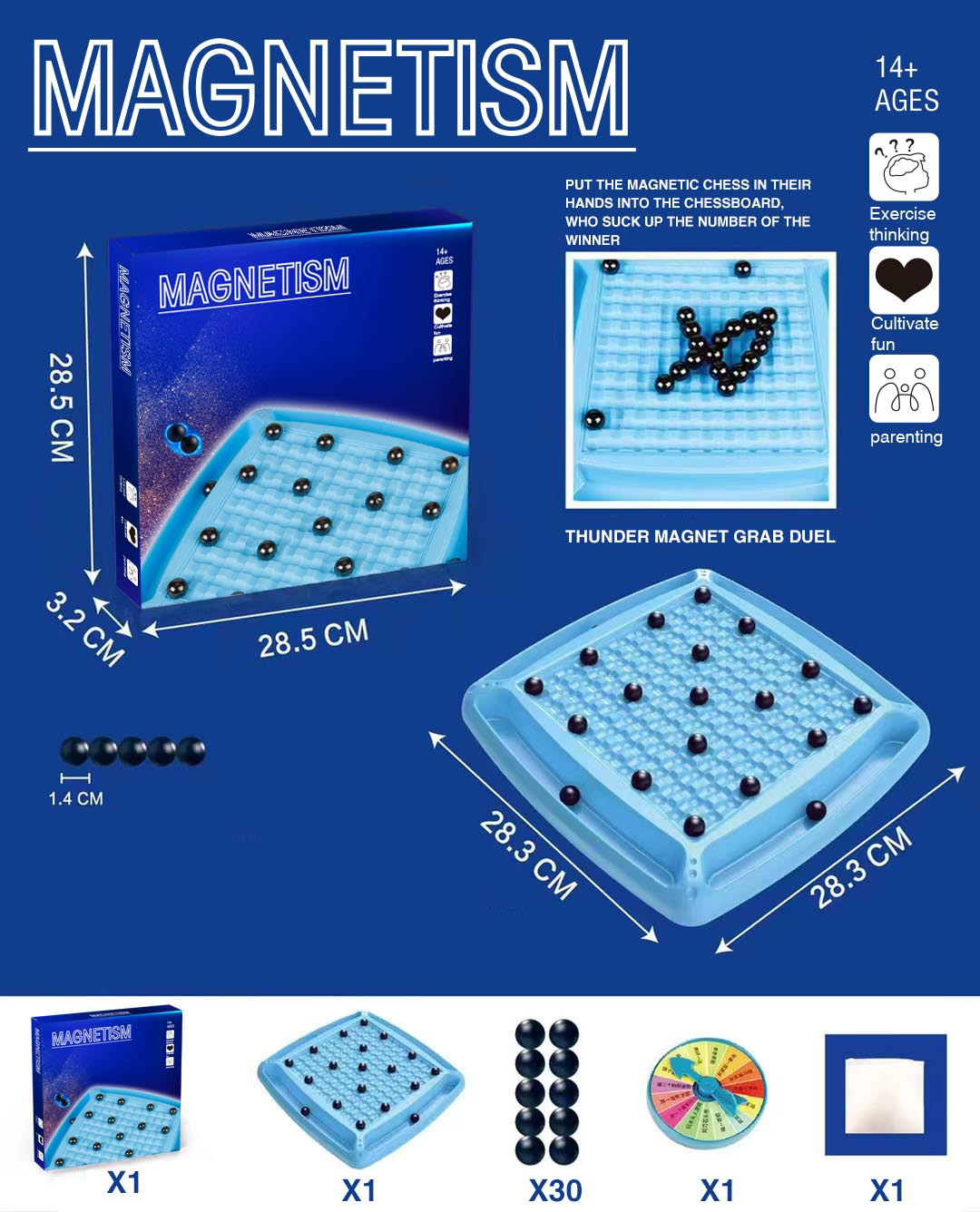 Magnetisk sjakkspill