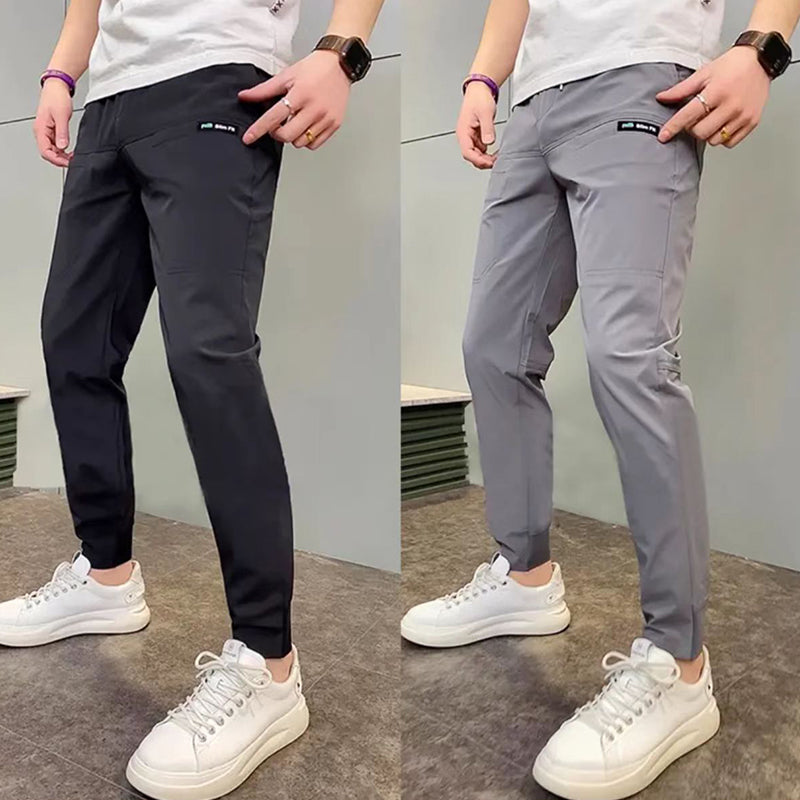 High Stretch Skinny Cargo-bukser med flere lommer for mennđ