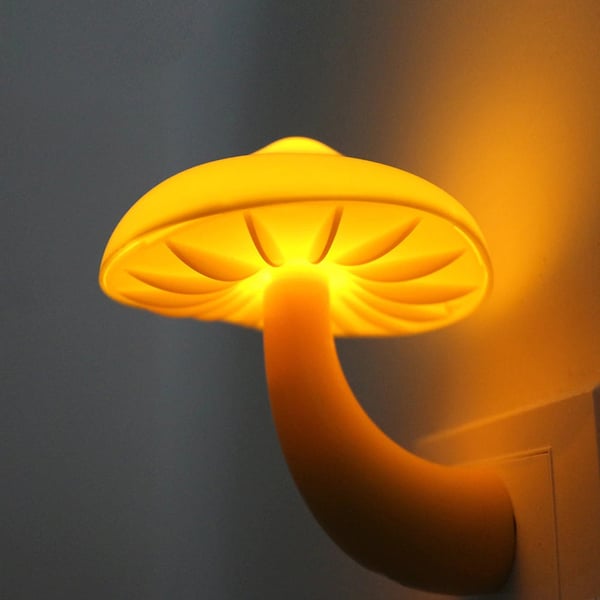 Magic Mushroom nattlampe med sensor