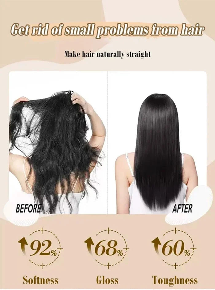 (Kjøp 2 og få 1 gratis)Silk og Keratin Behandling Håret Glattende Krem