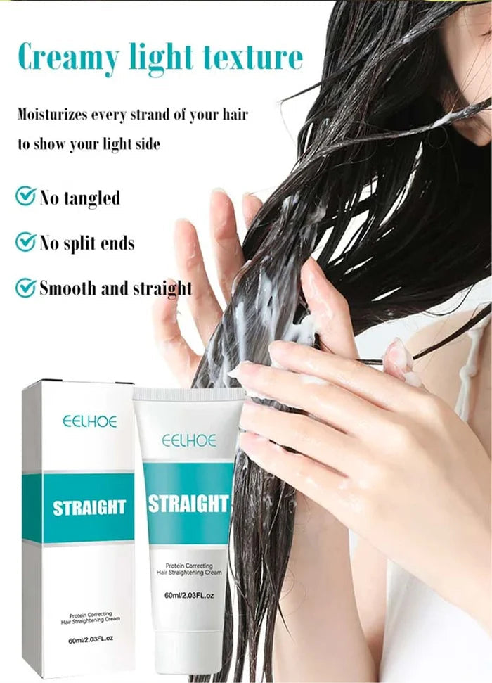 (Kjøp 2 og få 1 gratis)Silk og Keratin Behandling Håret Glattende Krem
