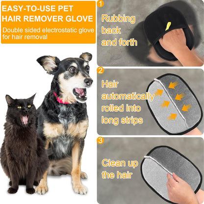 🎁KJØP 1 FÅ 1 GRATIS🔥Hansker for hårfjerning av dyr🐱🐕