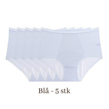 Siste dag med 50 % rabatt - Vaskbare Lekkasjesikre Truser i Store Størrelse for Kvinner L-5XL
