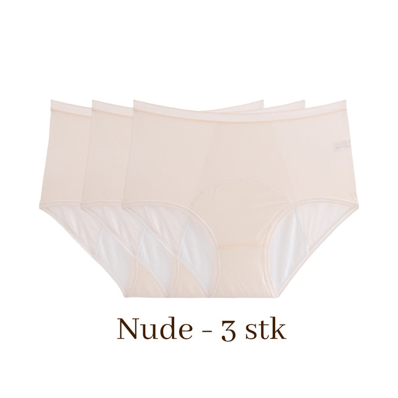 Siste dag med 50 % rabatt - Vaskbare Lekkasjesikre Truser i Store Størrelse for Kvinner L-5XL