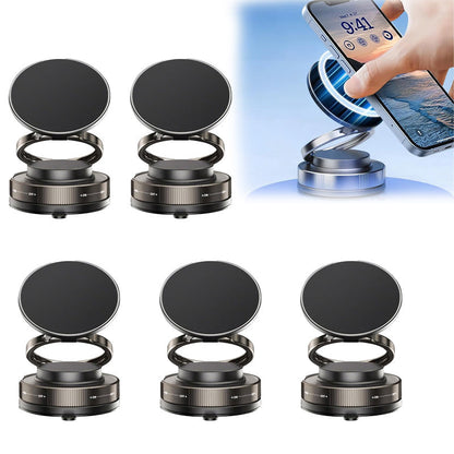 🔄360° justerbar magnetisk telefonholder med vakuum📱🚗