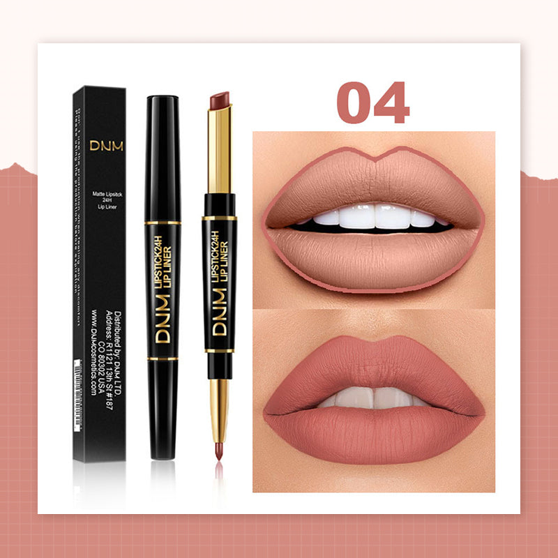 💄2-i-1 Vanntett leppestift Lipliner