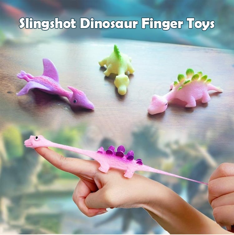 (2024 Hot Sale 49% avslag🔥) 🎁Slangbella Dinosaur Finger Leker